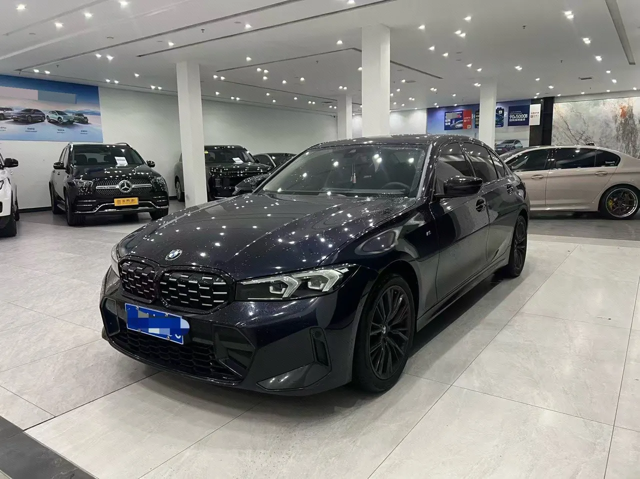Open image lightbox: BMW 3 Series 2024 325Li 2.0T M Sports Obsidian Night Suit Automatic Gear