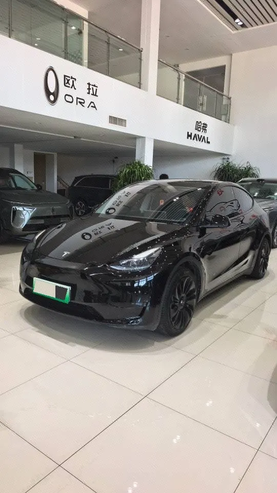 Open image lightbox: Tesla 2022 Model Y rear-wheel drive version automatic transmission
