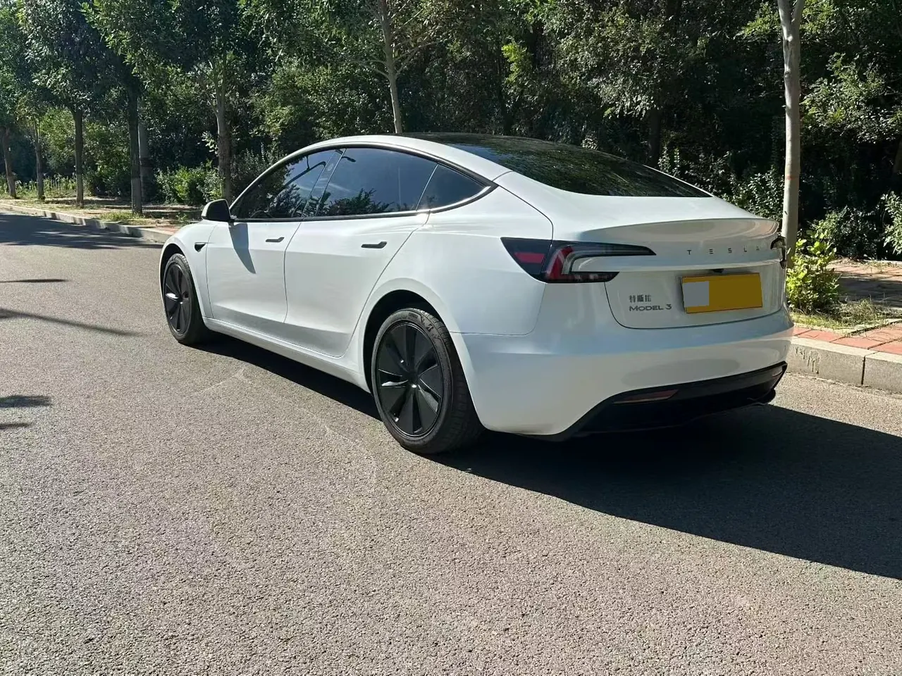 Tesla 2025 Model 3 rear-wheel drive version of automatic transmission 4
