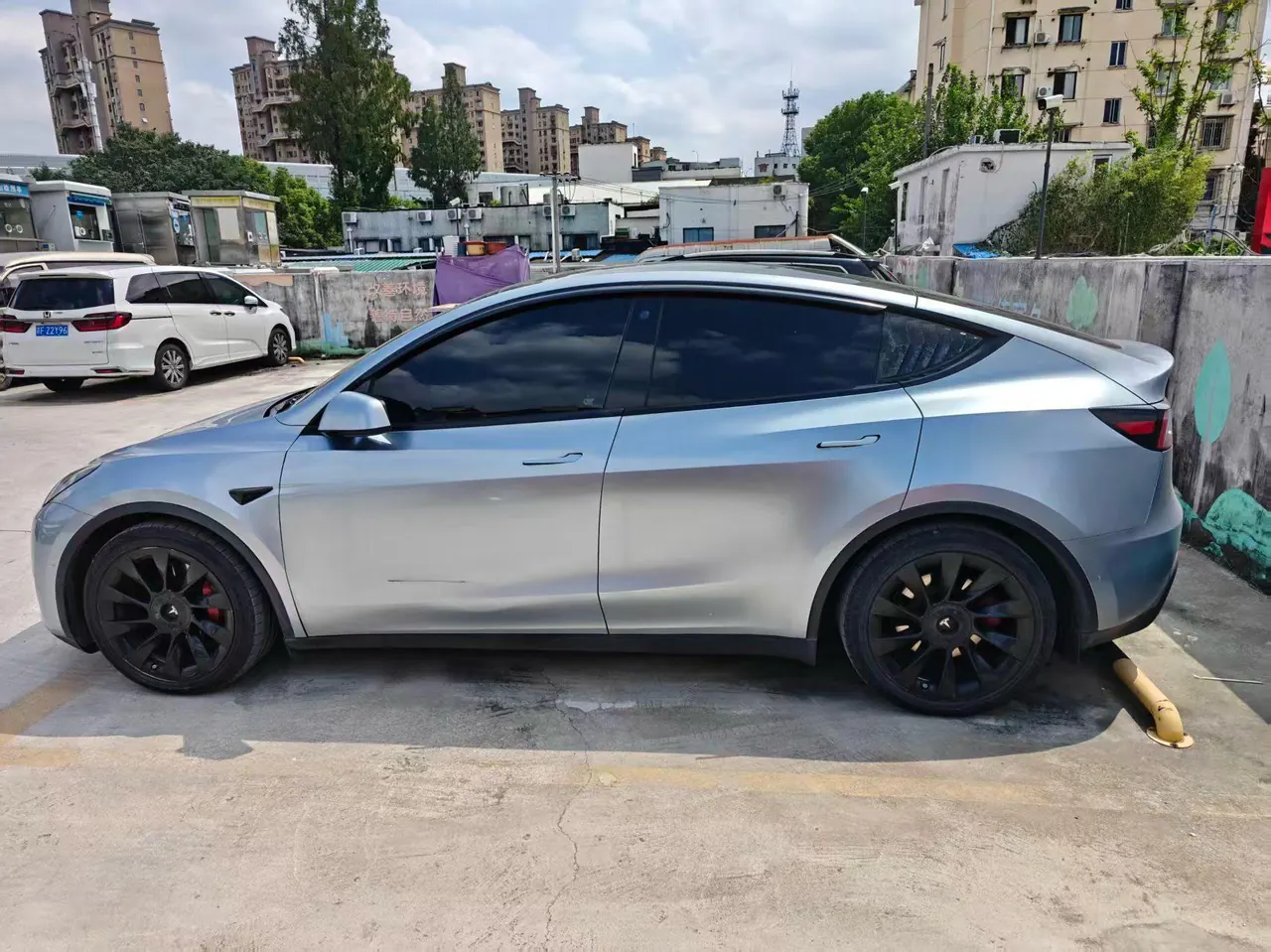 Tesla 2021 Model Y long endurance all-wheel drive version (modified) automatic gear 3