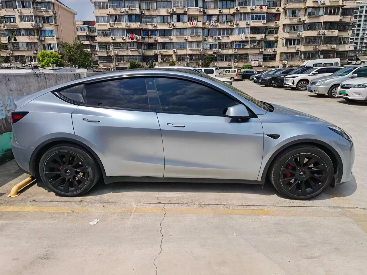 Tesla 2021 Model Y long endurance all-wheel drive version (modified) automatic gear 4