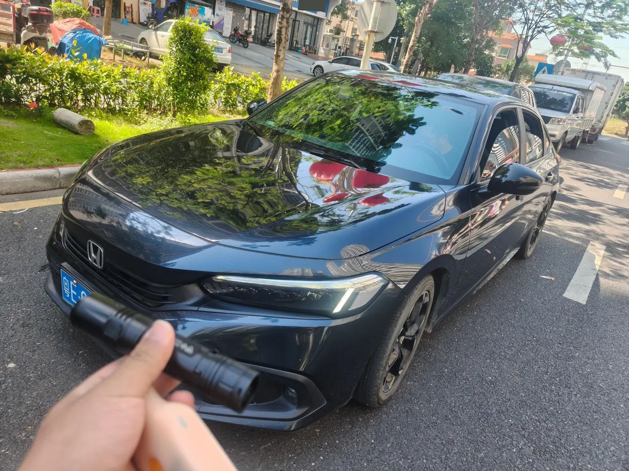 打开图片灯箱:Honda 2022 Civic 1.5T Stepless 240TURBO Combustion Edition Automatic Gear