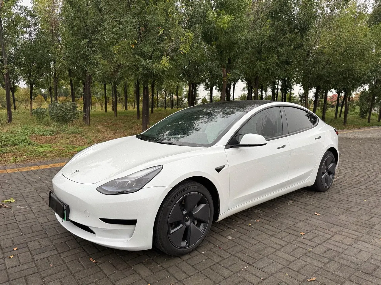 Open image lightbox: Tesla 2022 Model 3 rear-wheel drive version of automatic transmission