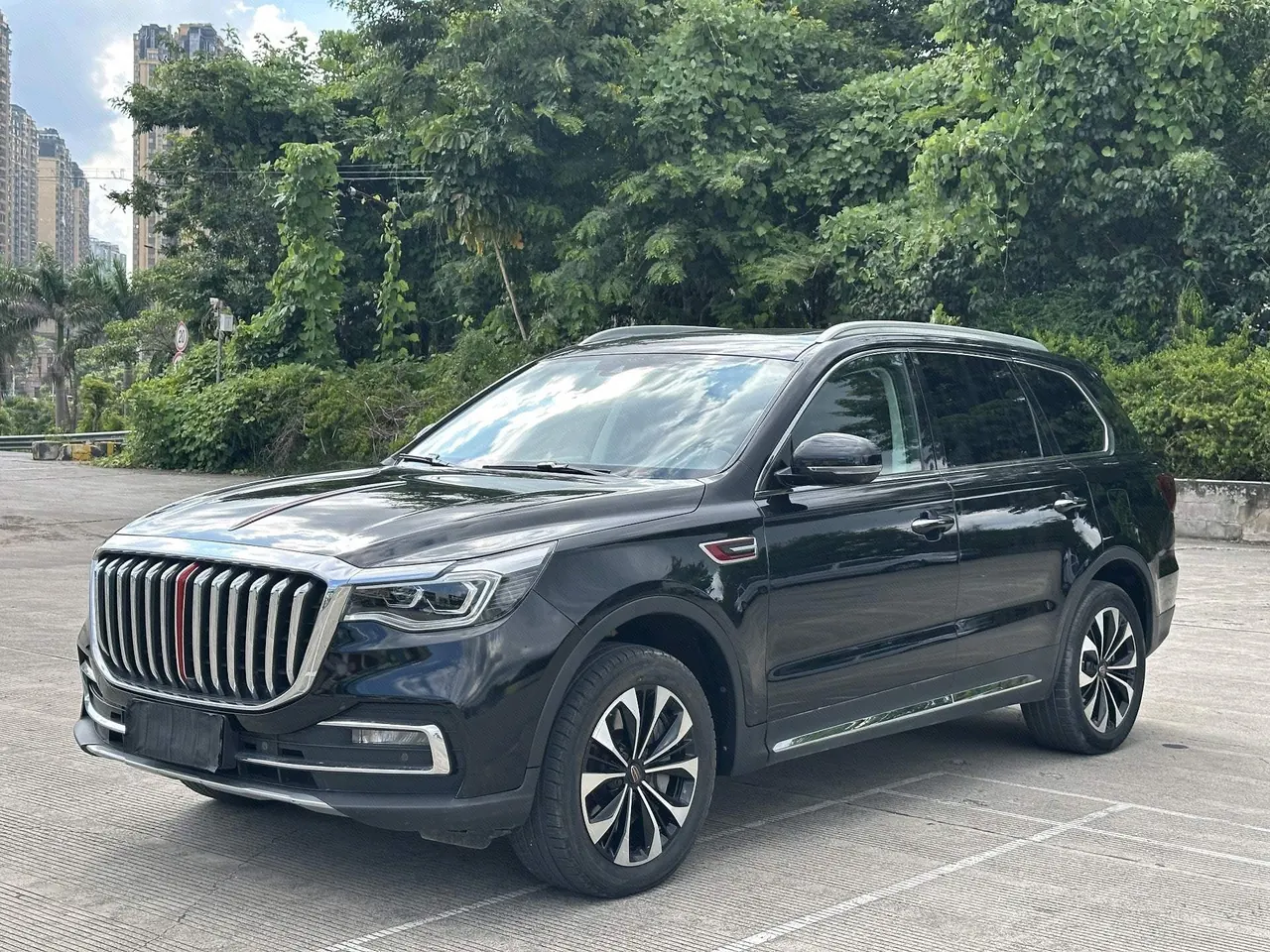 HongQi 2022 HS7 3.0T 4-wheel drive smart flag-sharing version 5-seat automatic gear - View 1