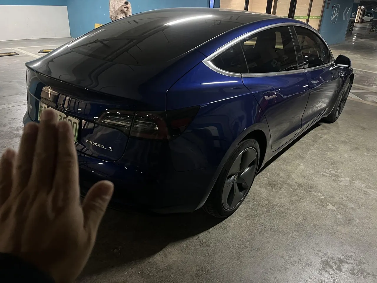 Tesla 2020 Model 3 long endurance rear wheel drive version (modified) automatic gear 2