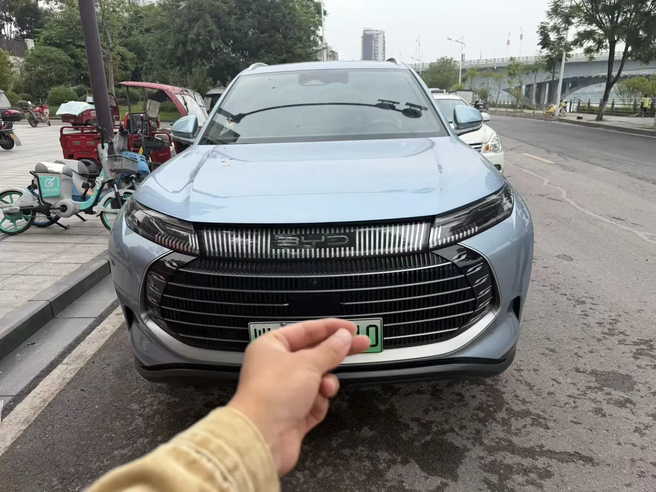 BYD 2023 frigates 07 DM-i 1.5T stepless 100KM flagship automatic gear 2