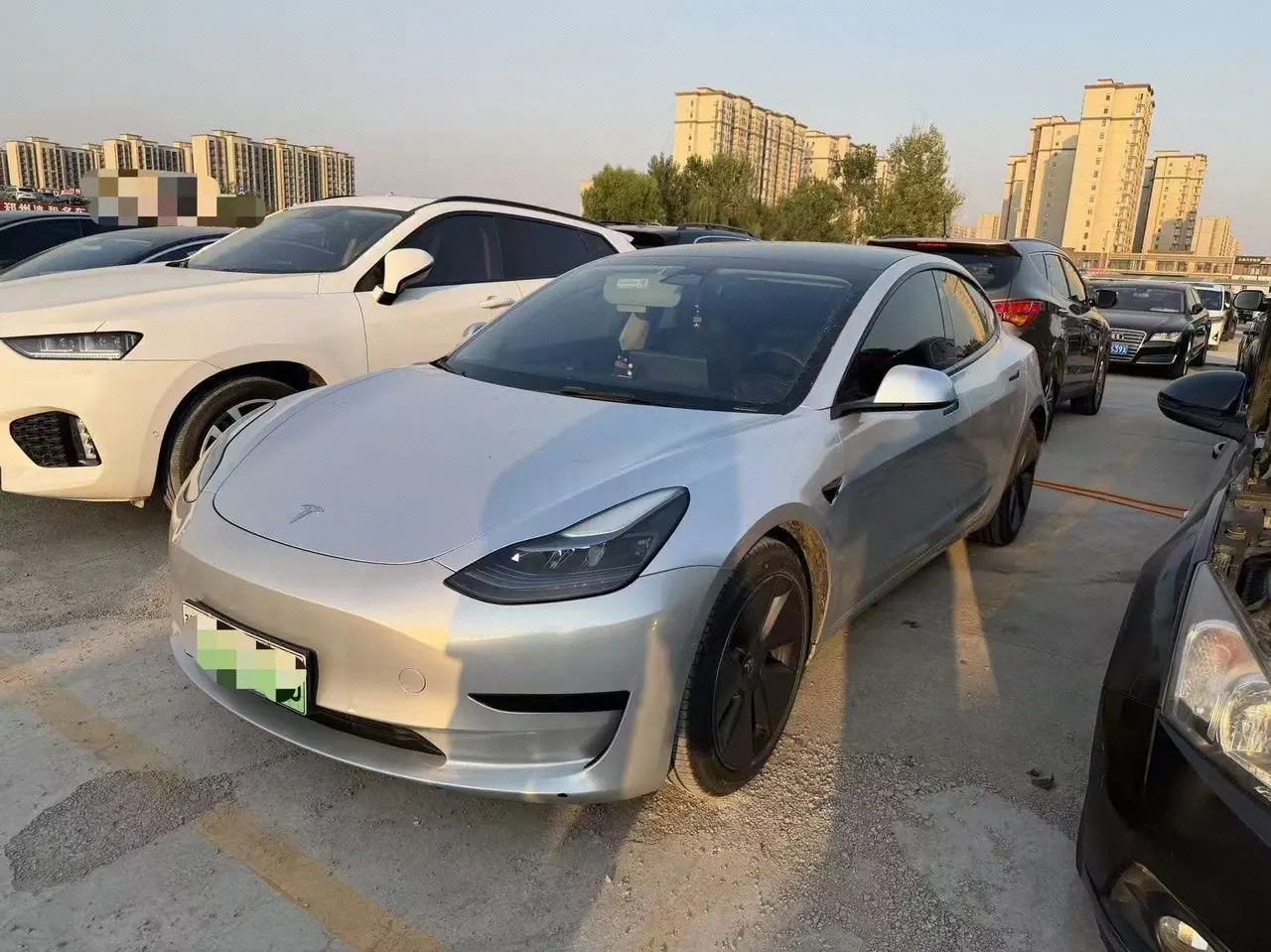 Открыть галерею: Tesla 2023 Model 3 Rejuvenation Edition Rear Wheel Drive Automatic Transmission