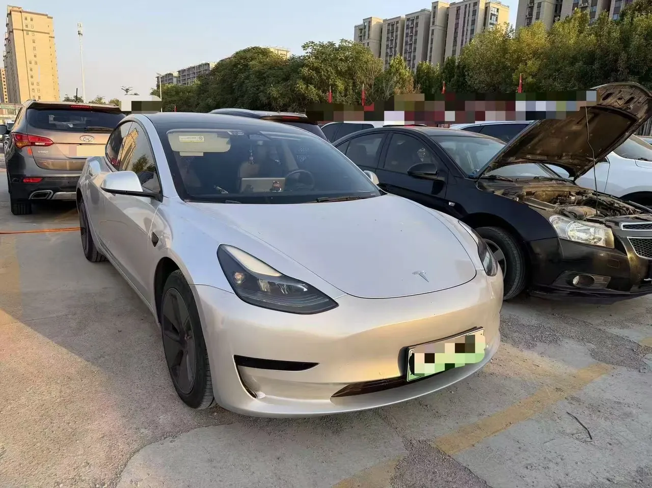 Tesla 2023 Model 3 Rejuvenation Edition Rear Wheel Drive Automatic Transmission 3