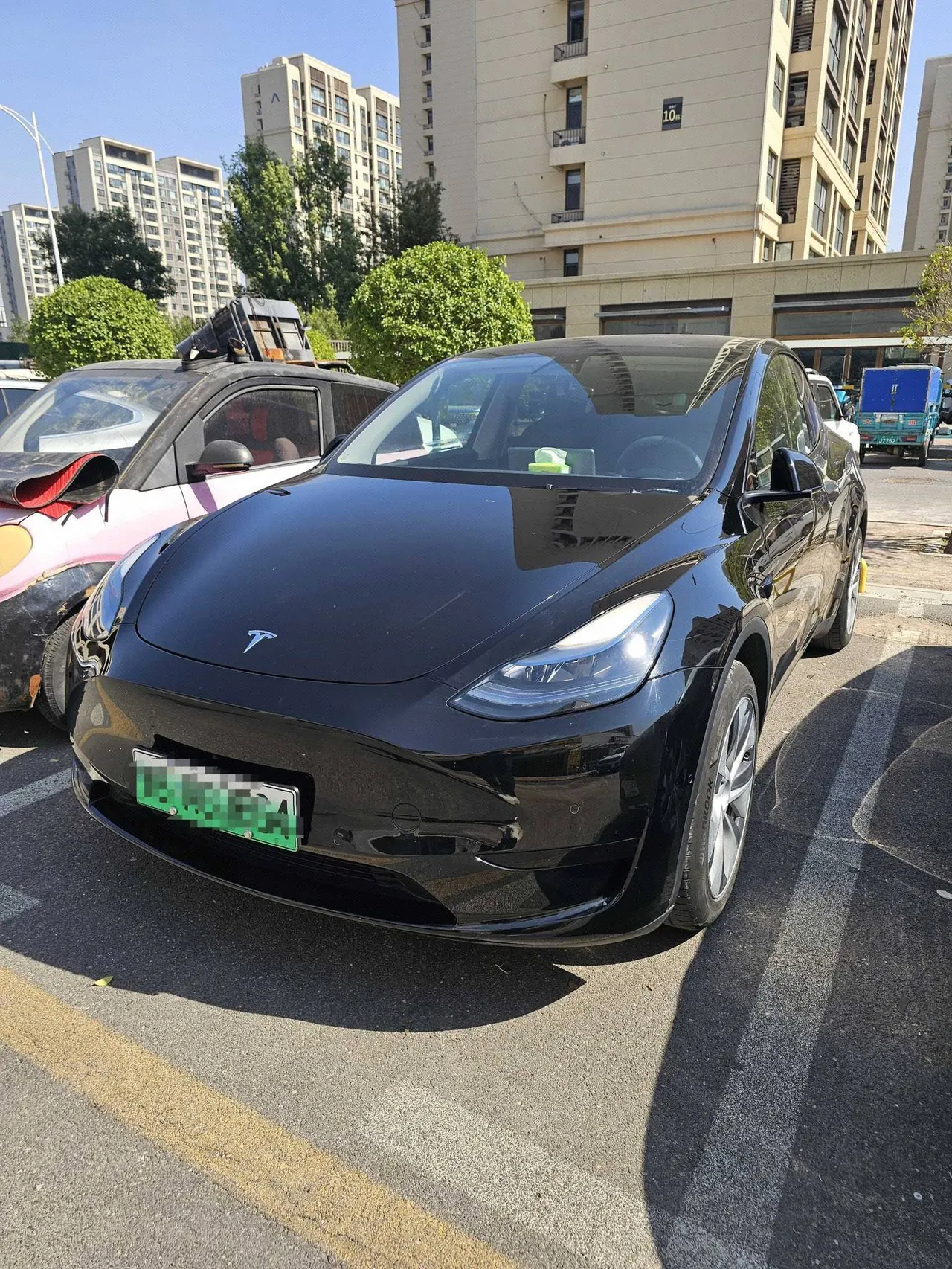 Открыть галерею: Tesla 2022 Model Y rear-wheel drive version (facelift) automatic gear