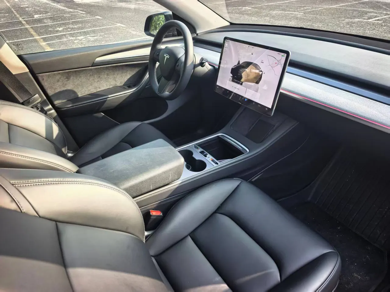 Tesla 2023 Model Y long endurance all-wheel drive version automatic transmission 3