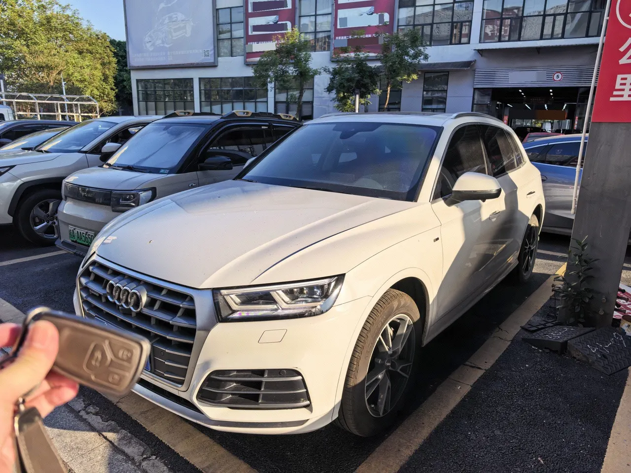Открыть галерею: Audi 2020 Q5L 2.0TFSI 40TFSI Enjoy Fashion (Modified) Automatic Gear