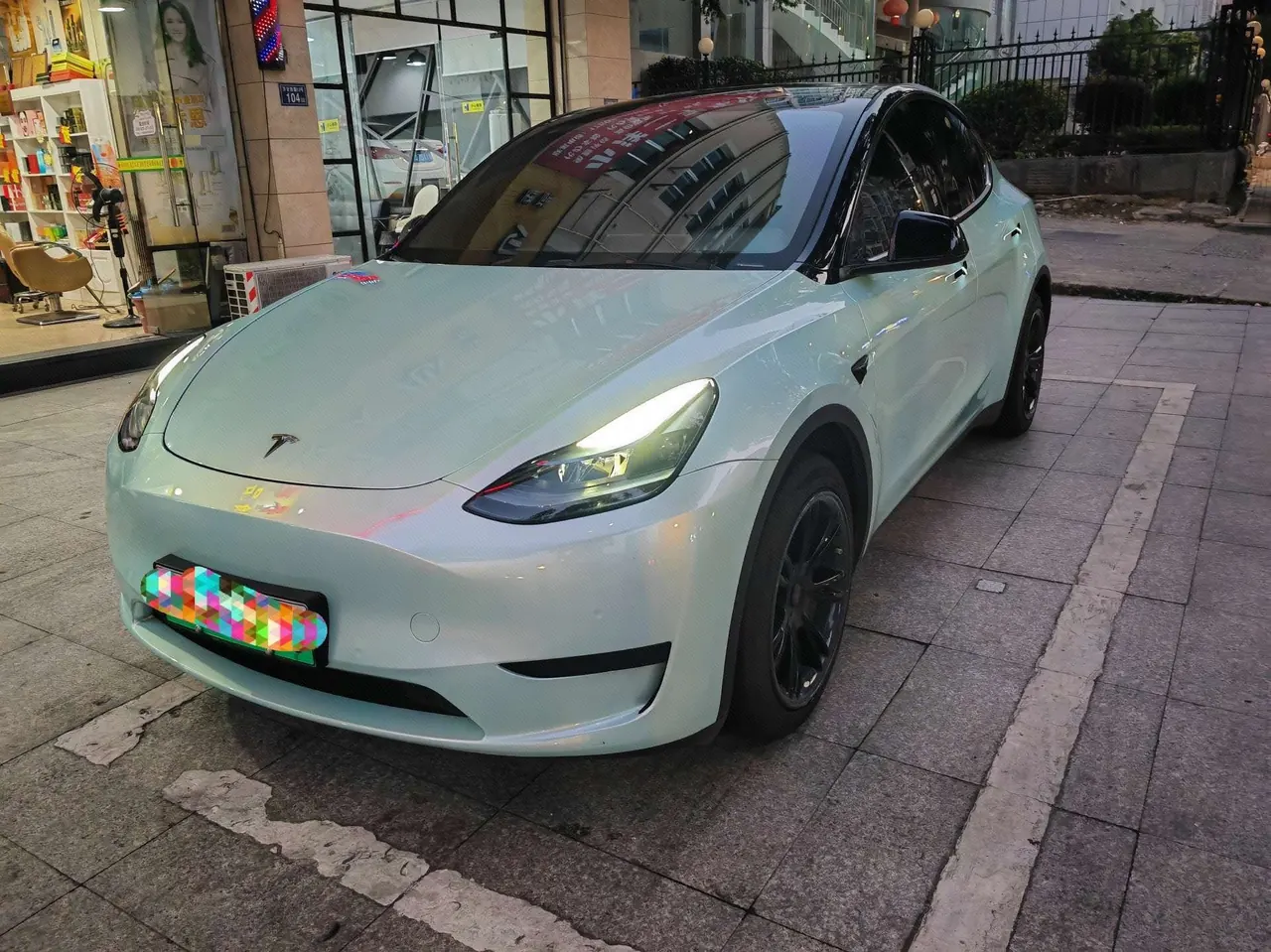 Открыть галерею: Tesla 2022 Model Y rear-wheel drive version (facelift) automatic gear