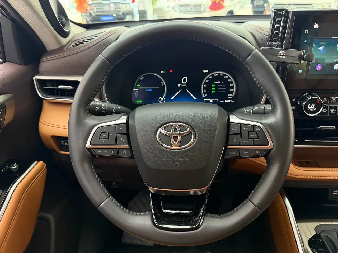 Toyota 2024 Highlander Dual Engine 2.5 Stepless Intelligent Electric Hybrid Four-wheel Drive Extreme Edition 7-seat Automatic Transmission 3