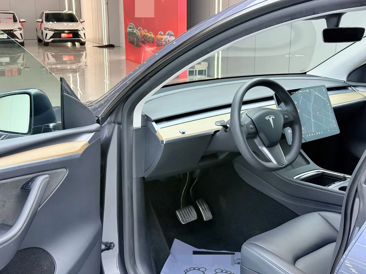 Tesla 2021 Model Y long endurance all-wheel drive version automatic transmission 3