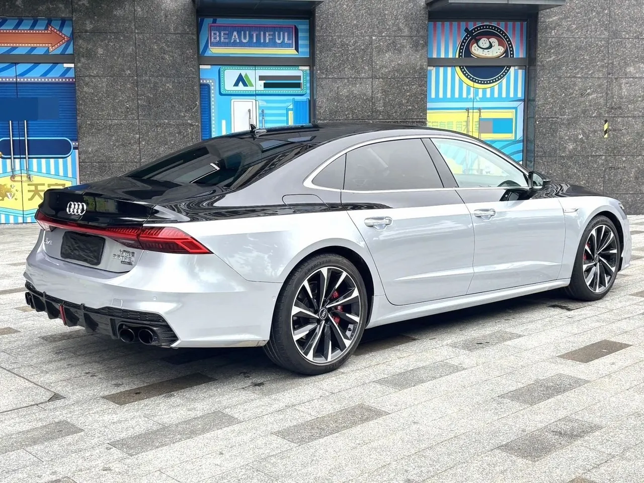 Audi 2022 A7L 48V 3.0TFSI 55TFSI Quattro S-line Zhiyuan Crystal Suit Automatic Gear 4