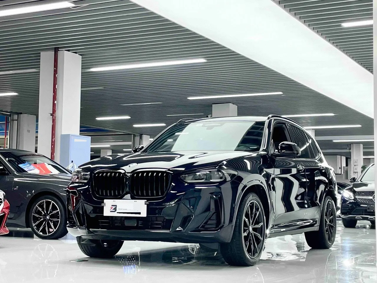 Open image lightbox: BMW 2022 X3 xDrive30i 2.0T exclusive M obsidian night set (modified 2) automatic gear