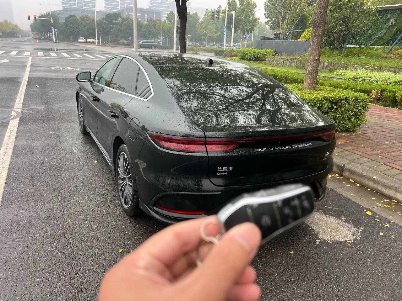 BYD 2025 Han DM-i 1.5T stepless smart driving version 125KM laser Radar flagship automatic gear 4