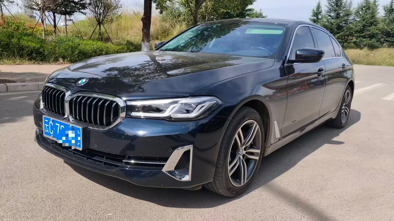 Открыть галерею: BMW 5 Series 2023 530Li 2.0T Leading Luxury Suit Automatic Gear