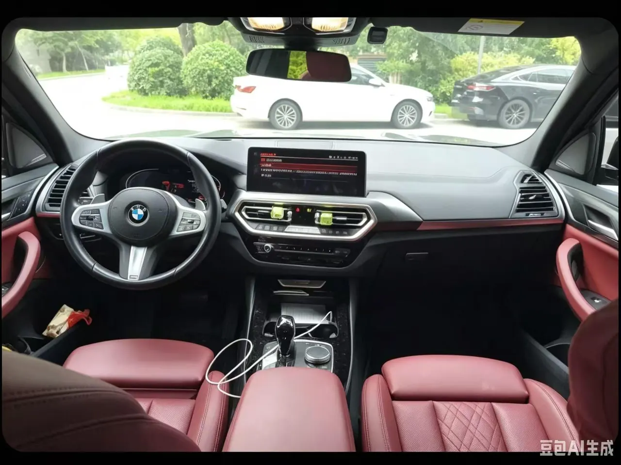 BMW 2023 X3 xDrive30i 2.0T exclusive M obsidian night set automatic gear 3