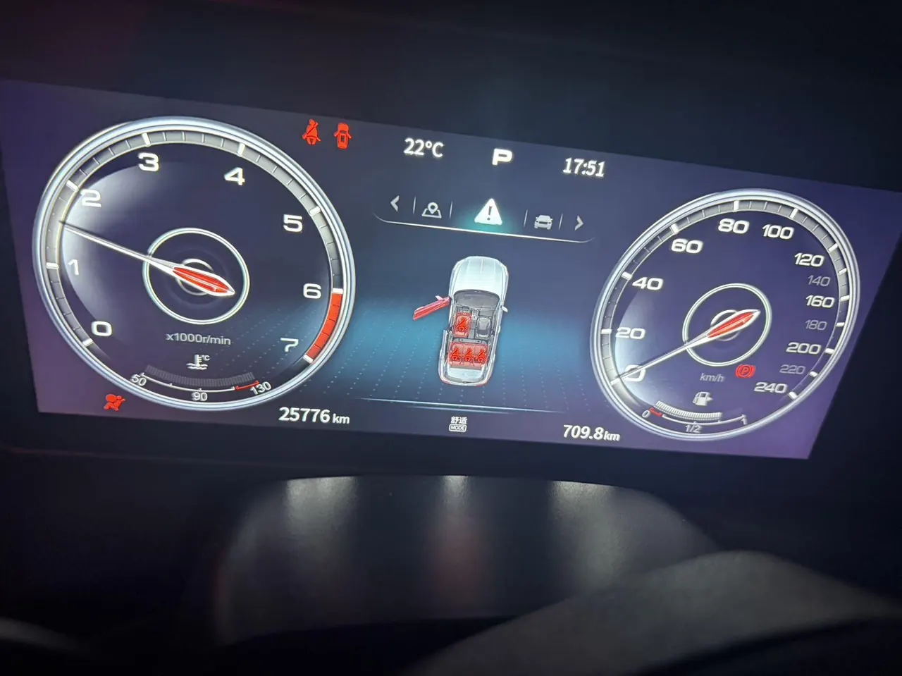 HongQi 2022 HS5 2.0T 4-wheel drive smart flag-sharing version automatic gear 8