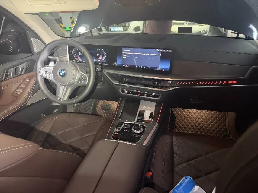 BMW 2023 X5 xDrive30Li 48V 2.0T exclusive m sports obsidian night suit automatic gear 2