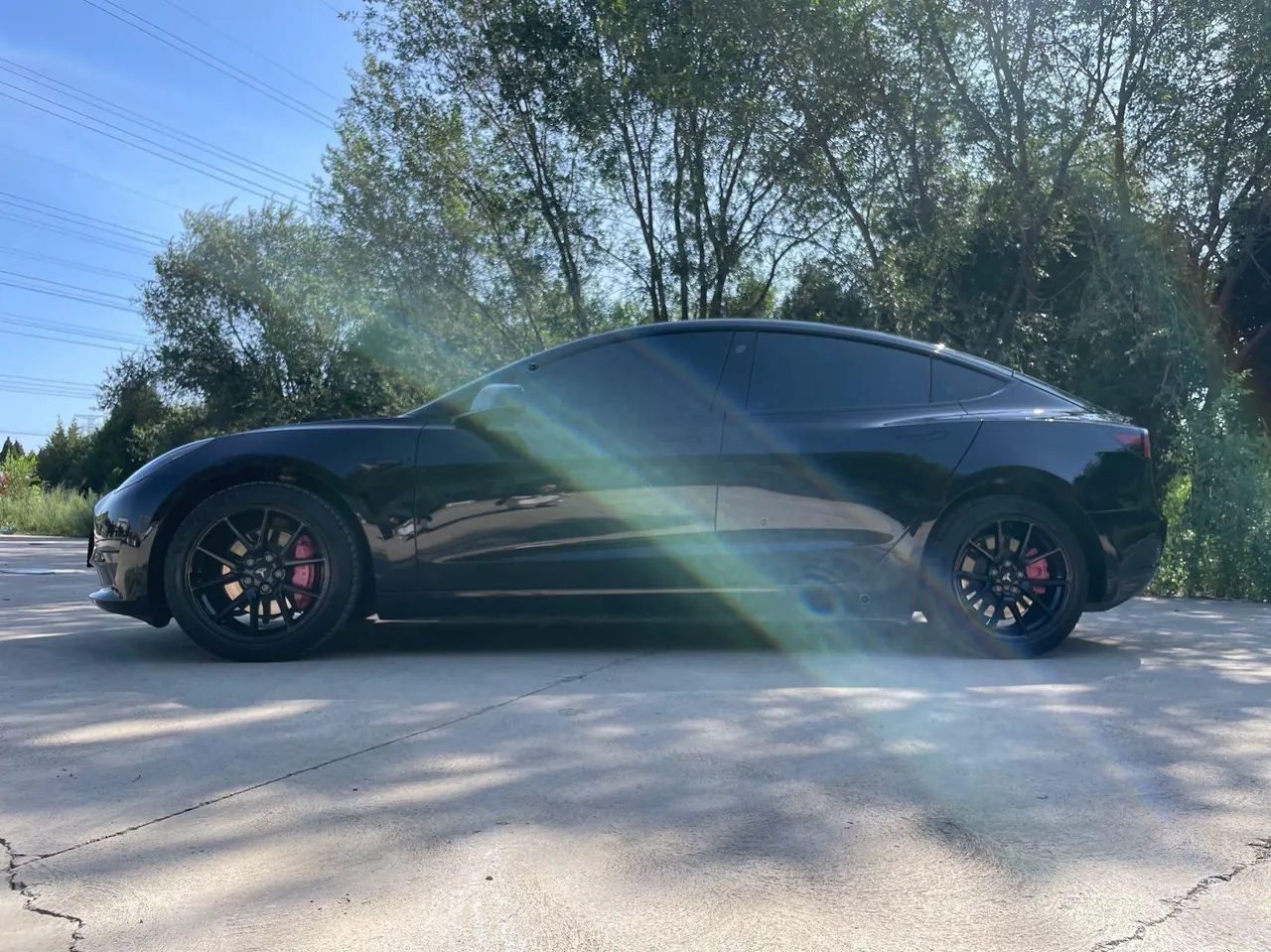 Tesla 2022 Model 3 rear-wheel drive version of automatic transmission 3