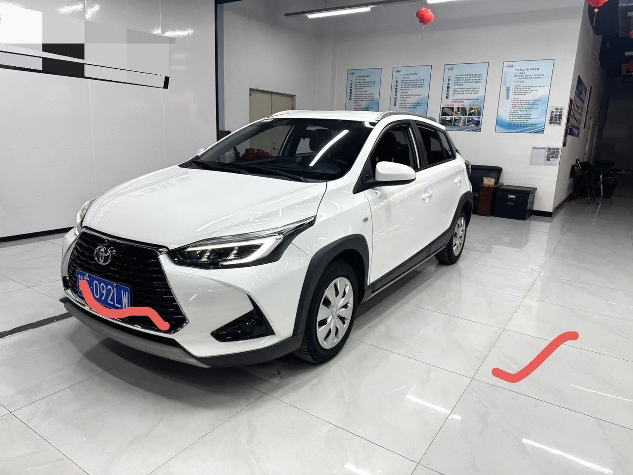 Open image lightbox: Toyota yaris 2022 YARiS L to dazzle 1.5 stepless leading PLUS version of automatic gear