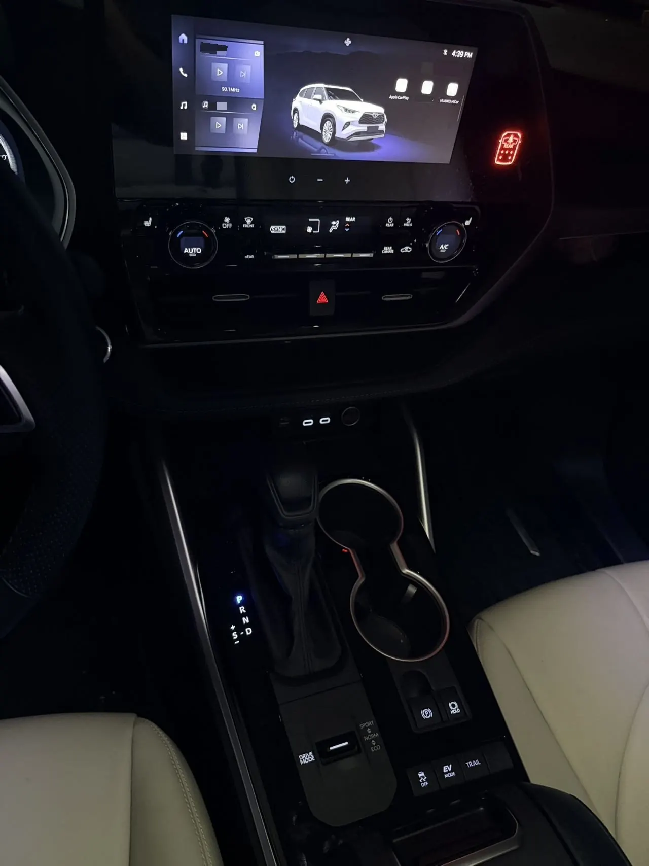 Toyota 2024 Highlander Dual Engine 2.5 Stepless Intelligent Electric Hybrid Four-wheel Drive Elite Edition 7-seat Automatic Transmission 6