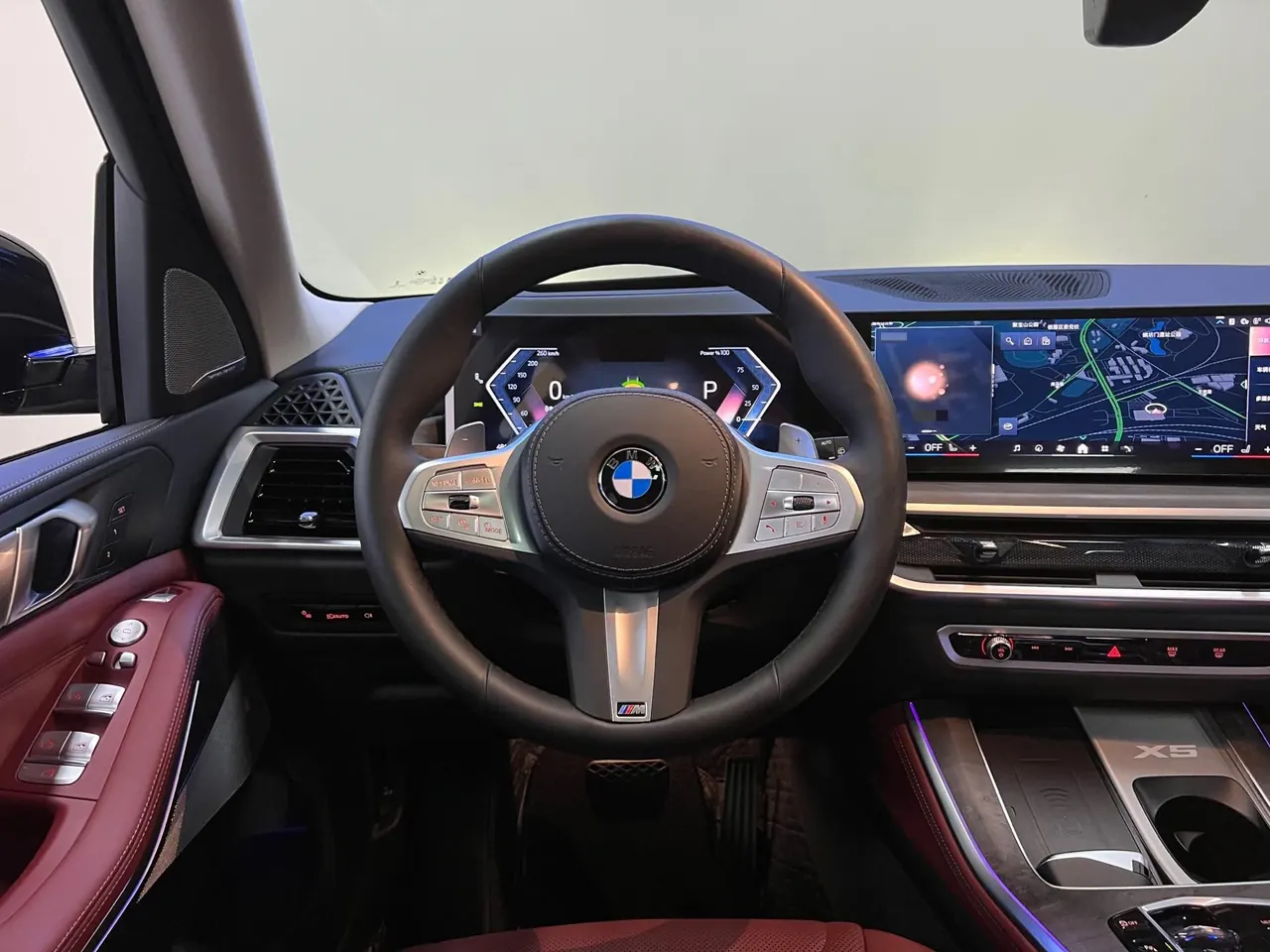 BMW 2023 X5 xDrive30Li 48V 2.0T exclusive m sports obsidian night suit automatic gear 11