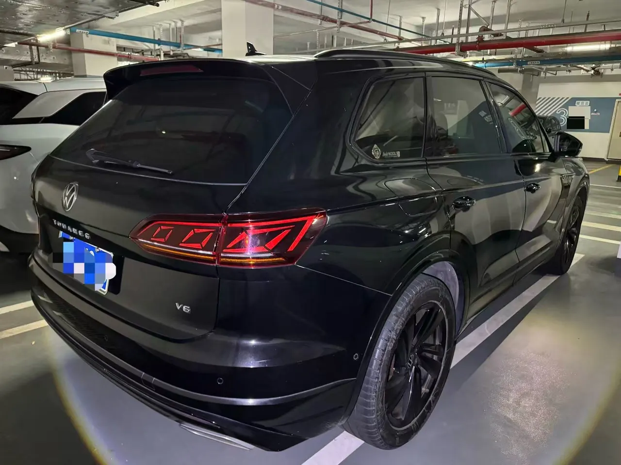 Volkswagen Touareg (Imported) 2022 Touareg 3.0TSI Sharp Edition Obsidian Black Sports Suit Automatic Gear 5
