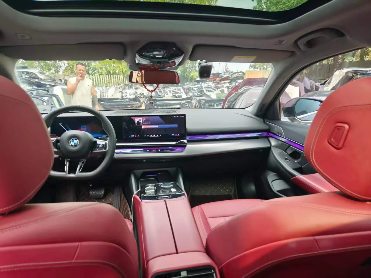 BMW 5 Series 2024 model 530Li 48V 2.0T Leading Edition M Sport Package Automatic 5