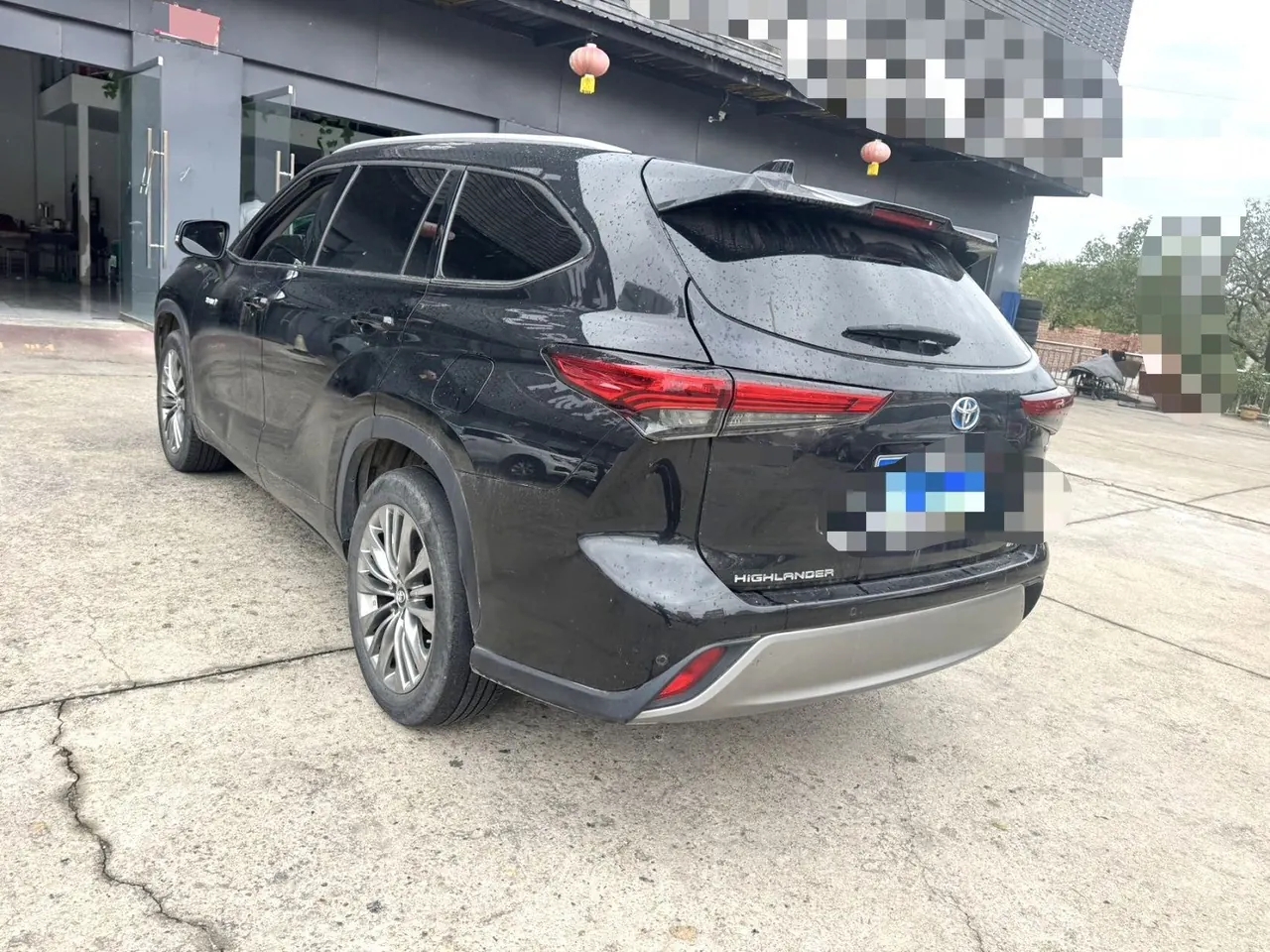 Toyota 2023 Highlander Dual Engine 2.5 Stepless Intelligent Electric Hybrid Four-wheel Drive Premium Edition 7-seat Automatic Transmission 6