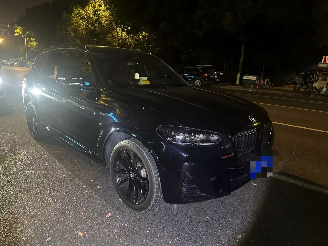 BMW 2023 X3 xDrive30i 2.0T exclusive M obsidian night set (modified) automatic gear 3
