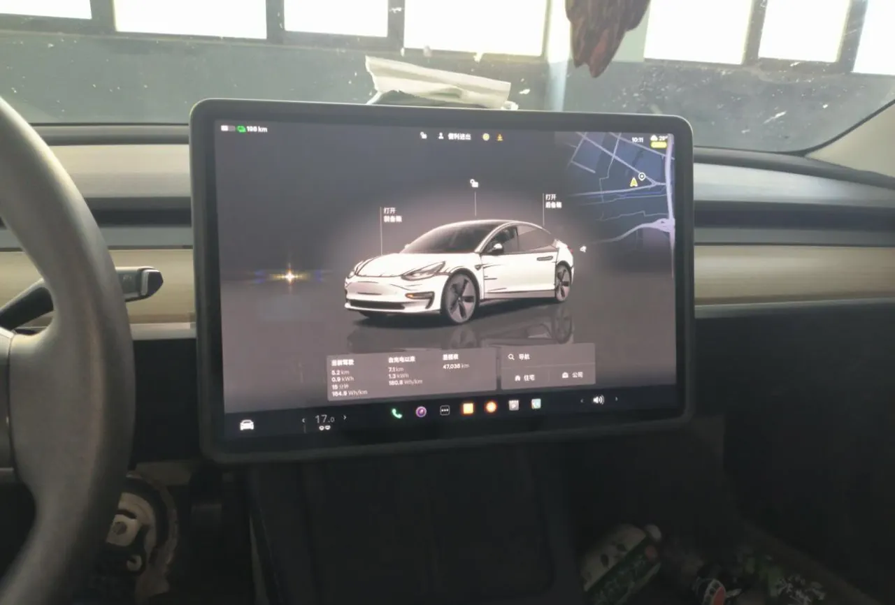 Tesla 2022 Model 3 rear-wheel drive version of automatic transmission 5