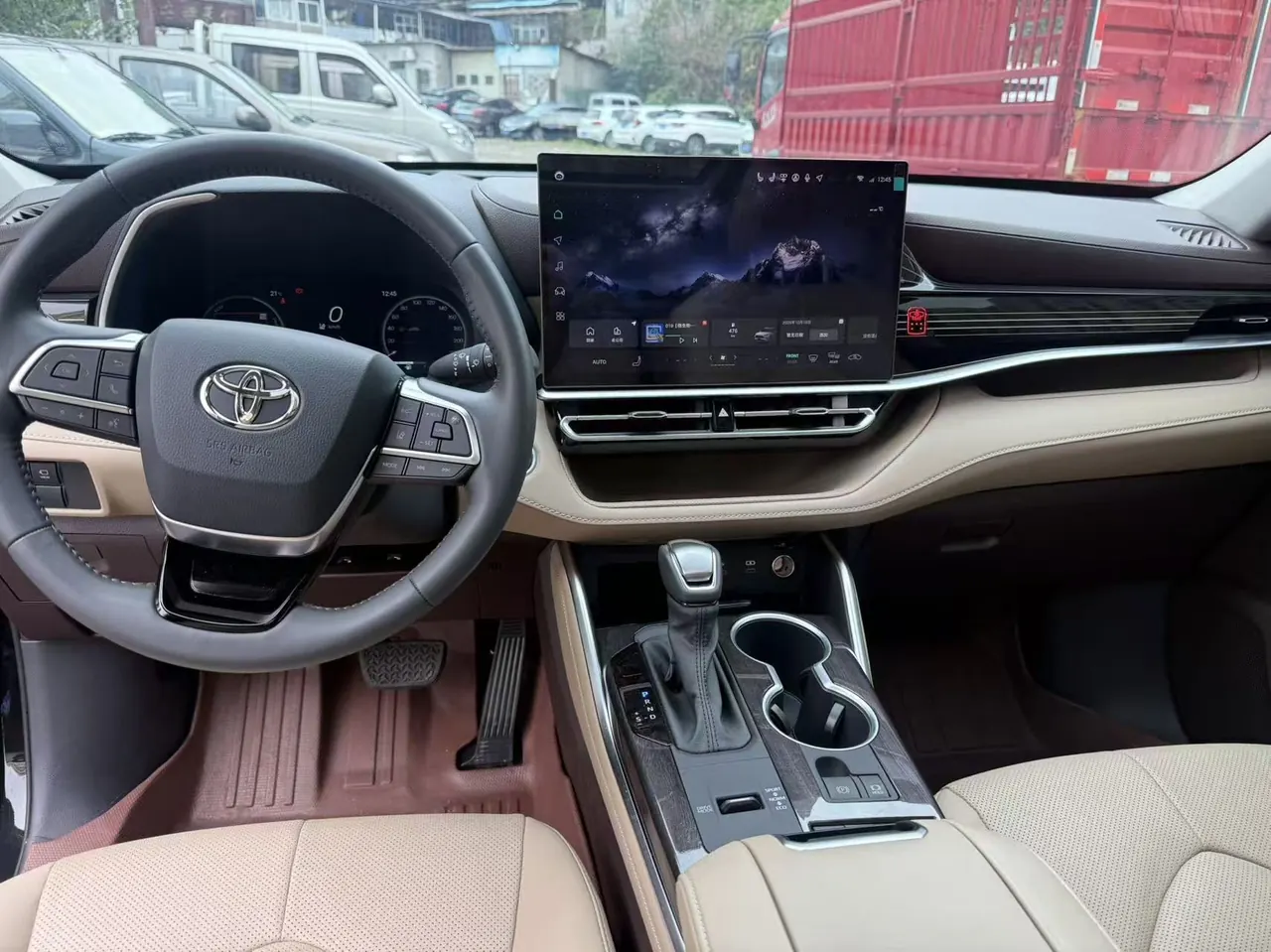 Toyota 2024 Highlander Dual Engine 2.5 Stepless Intelligent Electric Hybrid Four-wheel Drive Premium Edition 7-seat Automatic Transmission 6