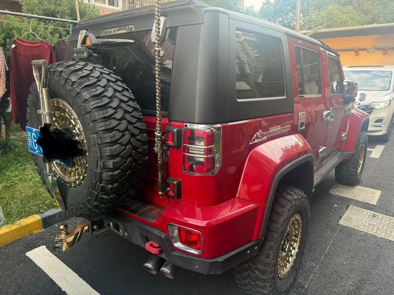 Beijing 2020 BJ40 2.0T 4-wheel drive city hunter version chivalrous automatic gear 13