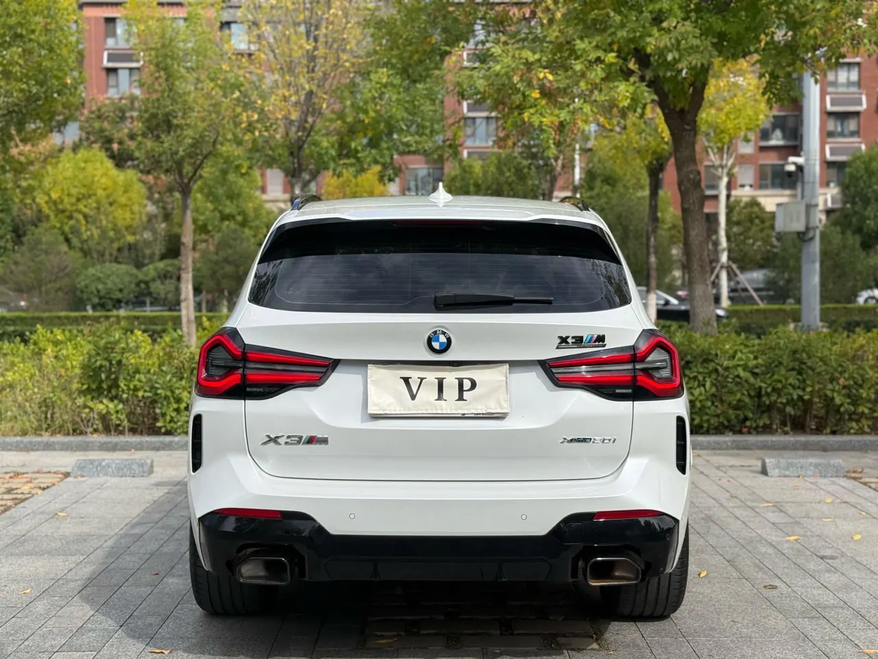 BMW 2022 X3 xDrive30i 2.0T exclusive M obsidian night set (modified) automatic gear 8