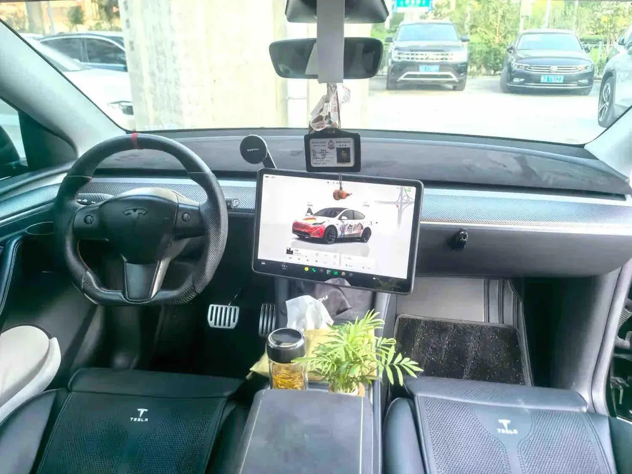Tesla 2022 Model Y long endurance all-wheel drive version (modified) automatic gear 2