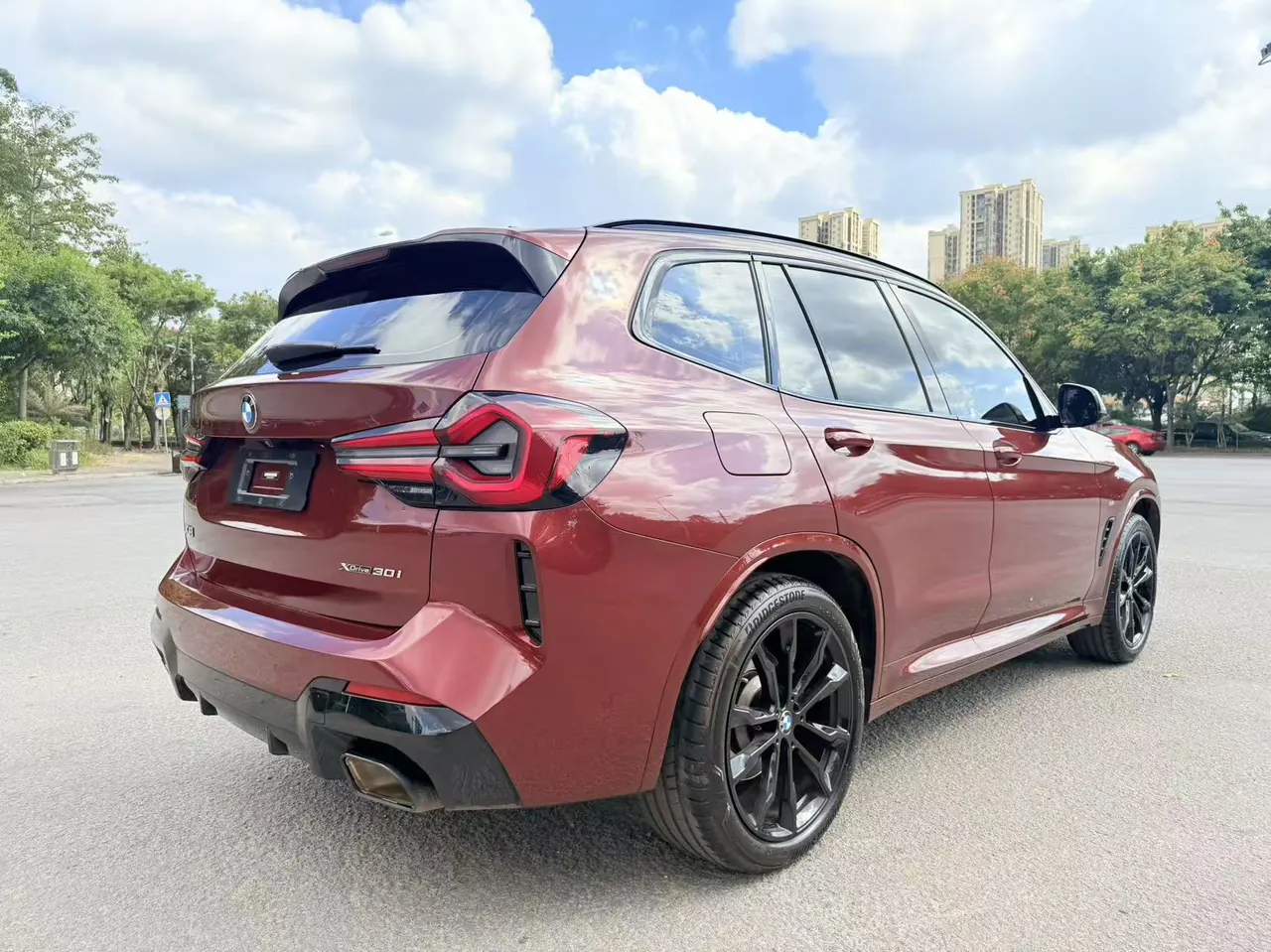BMW 2022 X3 xDrive30i 2.0T exclusive M obsidian night set (modified) automatic gear 7