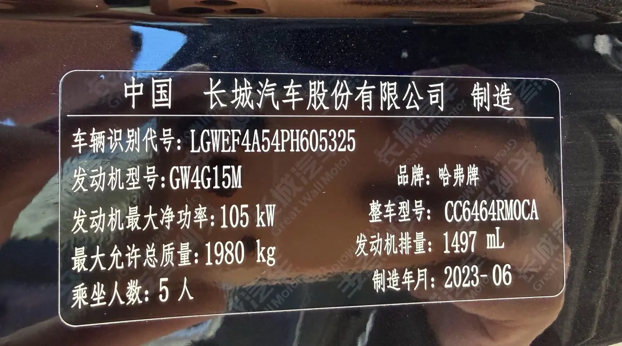 Haval 2023 H6 1.5T National Tide Champion Edition Automatic Gear 17