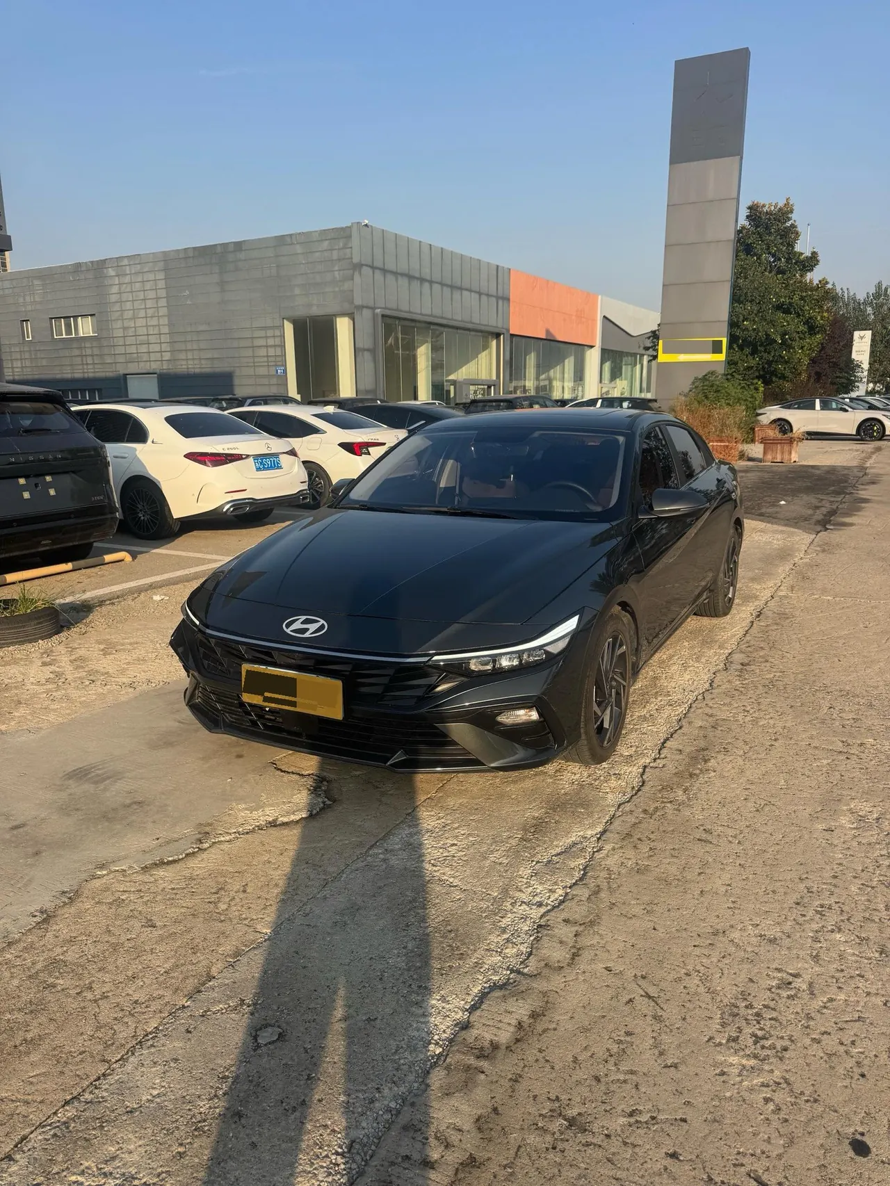 Hyundai 2023 Elantra-sedan 1.5 stepless GLX elite automatic gear 3