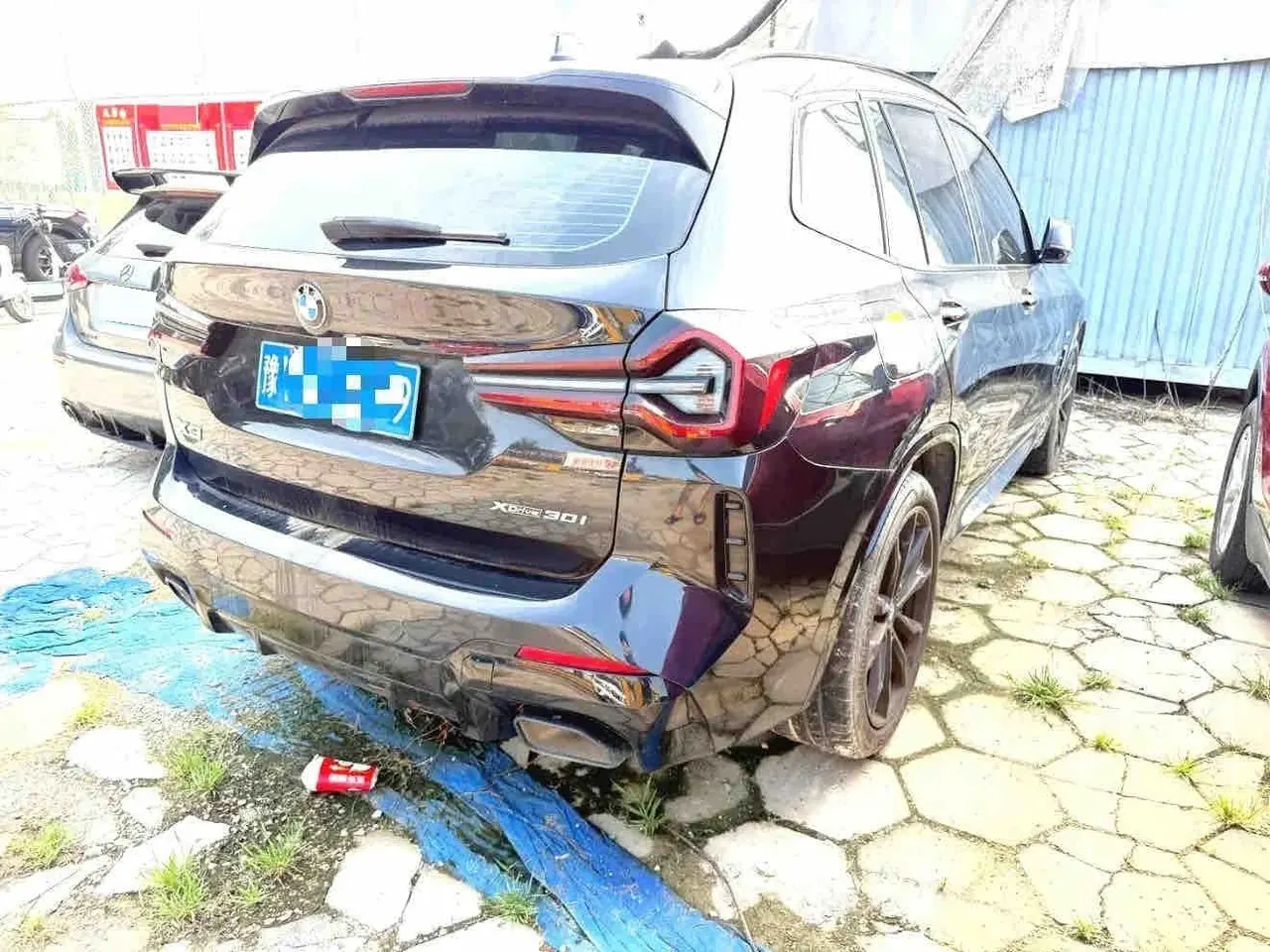 BMW 2022 X3 xDrive30i 2.0T exclusive M obsidian night set (modified) automatic gear 6