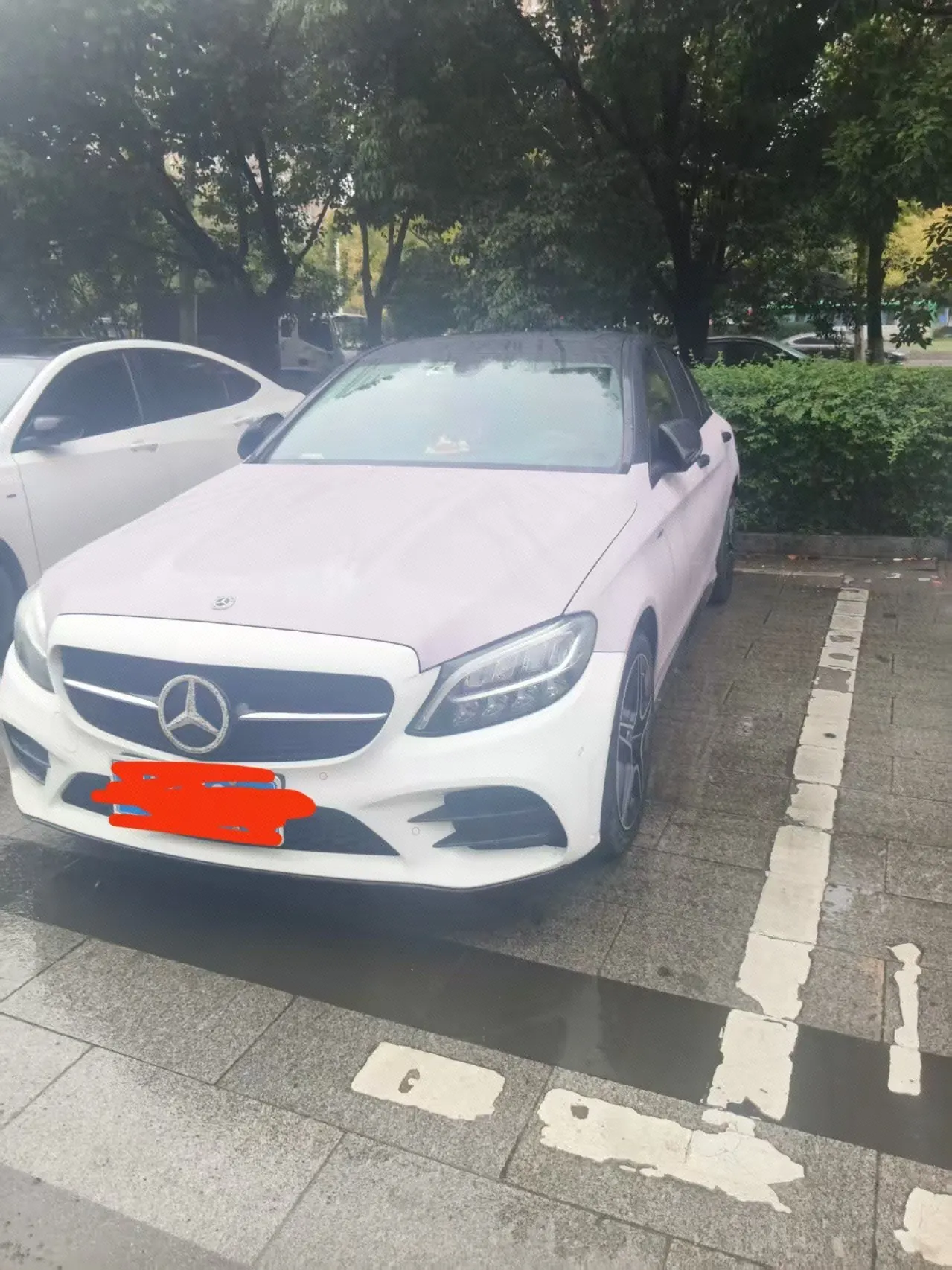 打开图片灯箱：Mercedes Benz Class C 2021 C 260 48V 1.5T Star Yao Zhen Tibetan Edition Automatic Gear