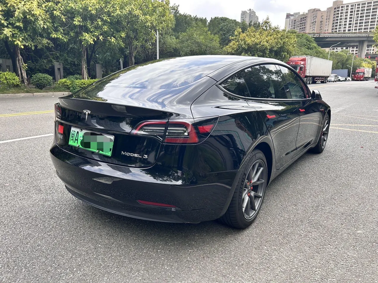 Tesla 2022 Model 3 rear-wheel drive version of automatic transmission 9