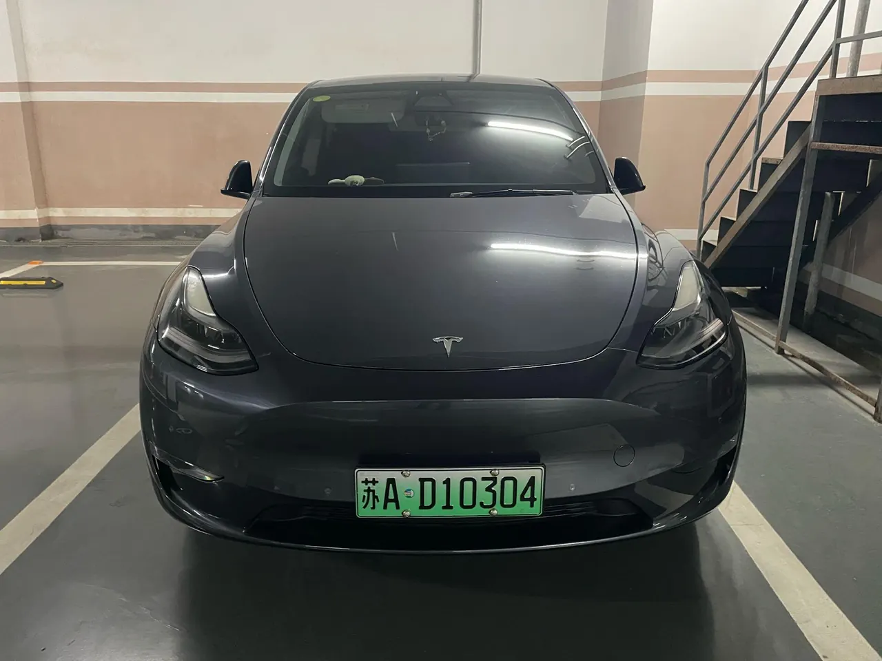 Tesla 2021 Model Y long endurance all-wheel drive version automatic transmission 4