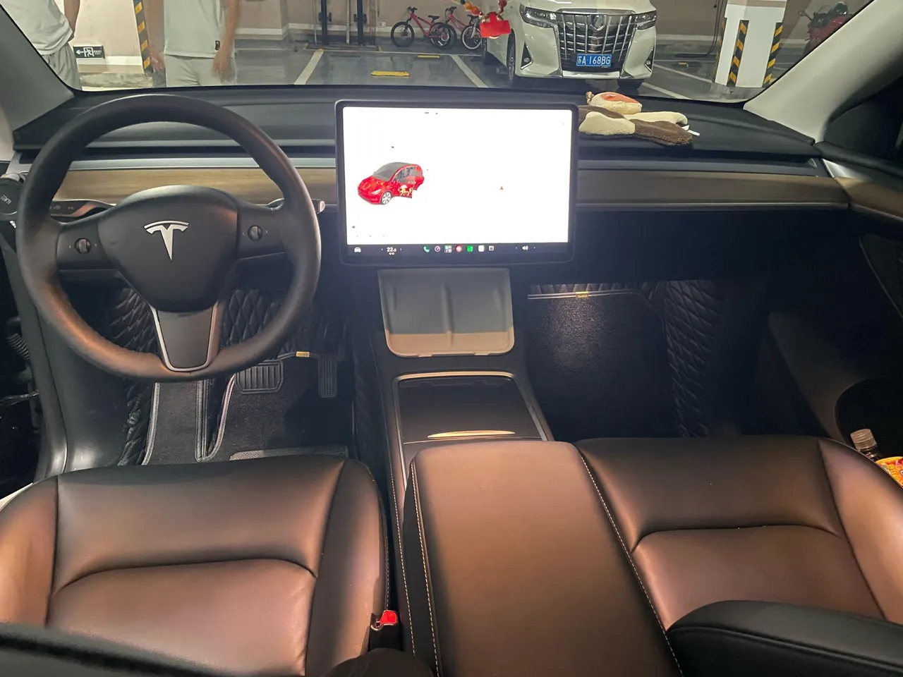 Tesla 2021 Model Y long endurance all-wheel drive version automatic transmission 9