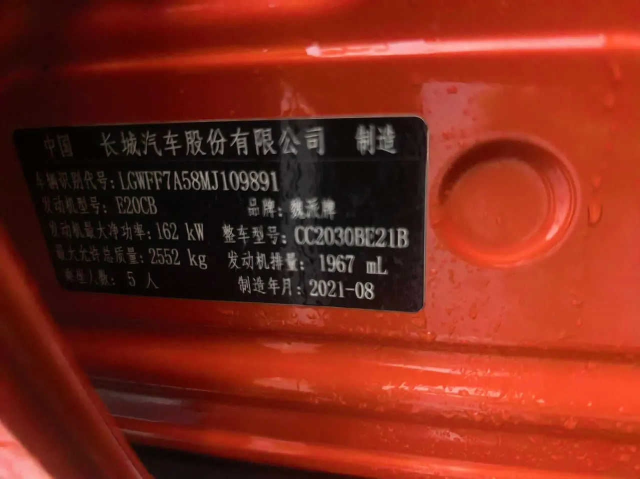 Tank 2021 Tank 300 2.0T Off-road Conqueror Automatic 9