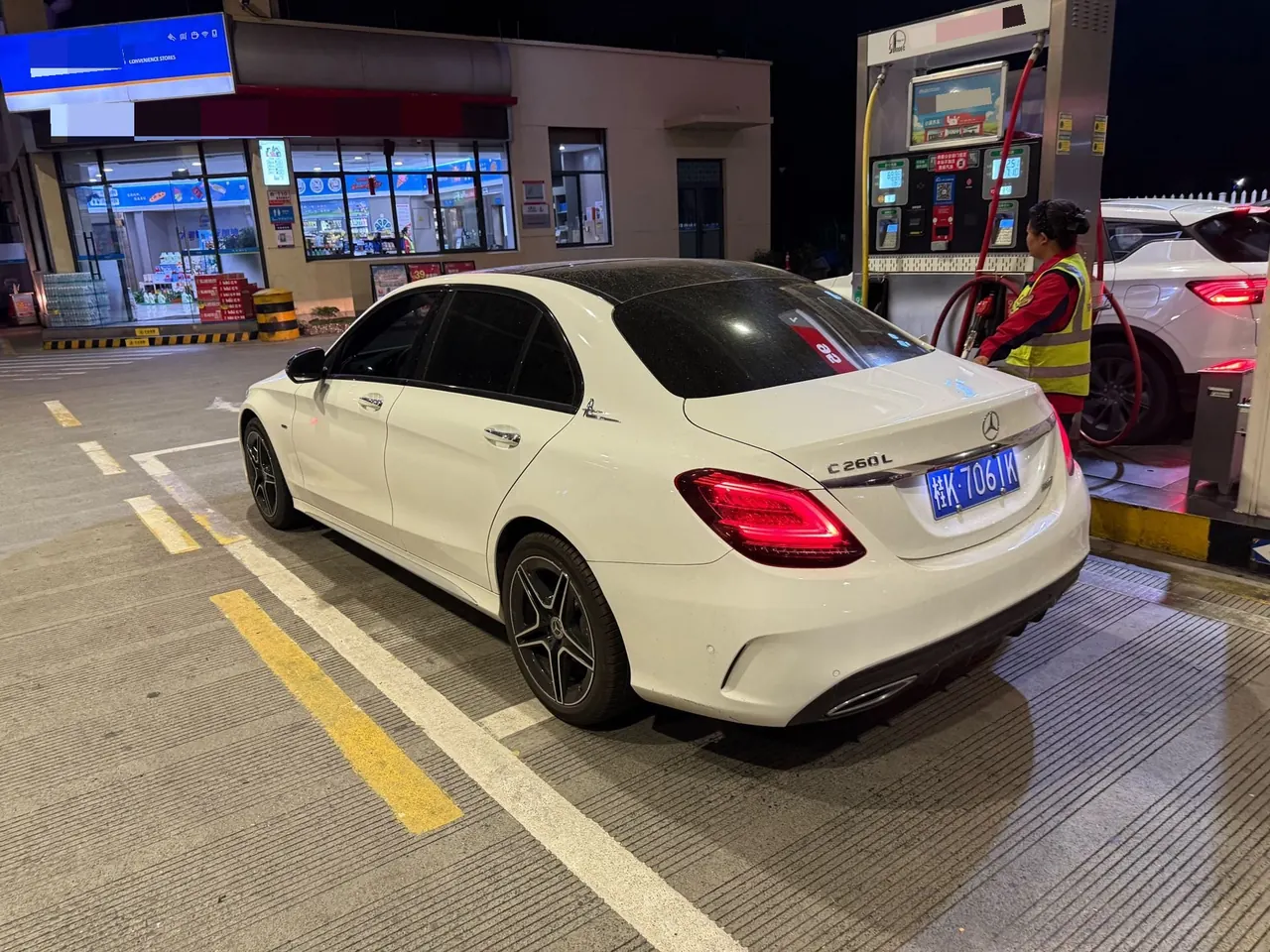 Mercedes Benz Class C 2021 C 260 L 48V 1.5T Sports Star Yao Zhen Tibetan Edition Automatic Gear 7