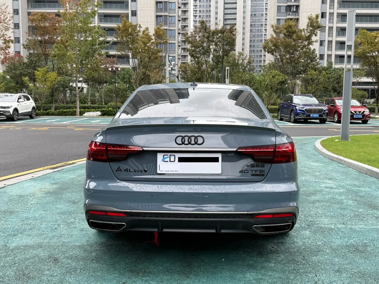 Audi 2022 A4L 2.0TFSI 40TFSI Quattro RS Kit Burning Speed Automatic 9