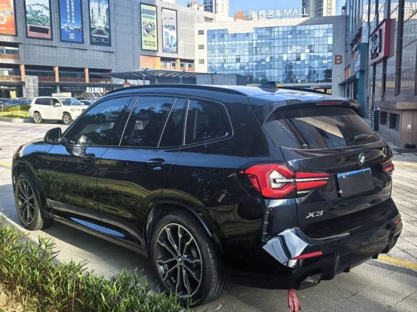 BMW 2022 X3 xDrive30i 2.0T exclusive M obsidian night set (modified) automatic gear 7